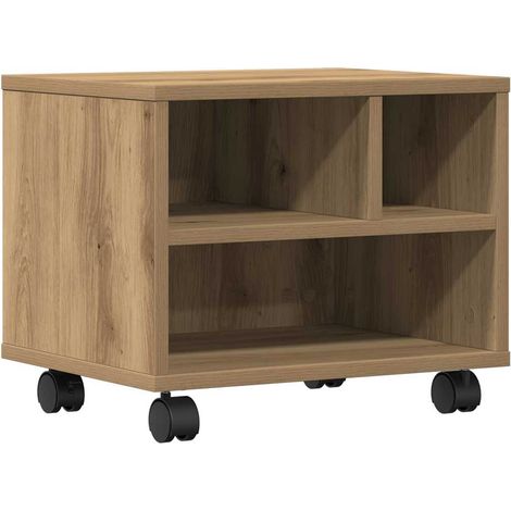 Support d'imprimante Chêne artisanal 41 x 32 x 34,5 cm (1/5)