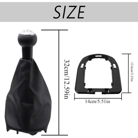 Pomello del cambio manuale completo a 5 velocità per 207 307 308 406 CC Picasso C3 C4 C5 (1/4)