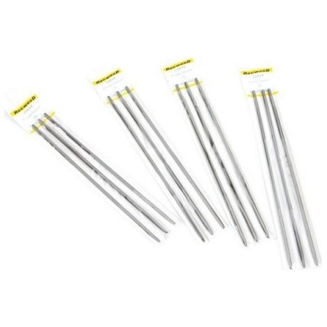 Lime d'affûtage de chaîne Hobby. x12. Ø 5,5 mm. Longueur 200 mm (1/3)