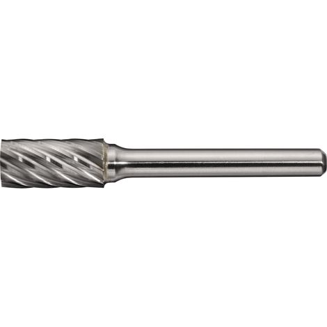 Fresa rotativa ZYA INOX D.6mm Longitud cabeza 16mm Diámetro vástago 6mm Metal duro Dentado normal, fino TECWERK (1/2)