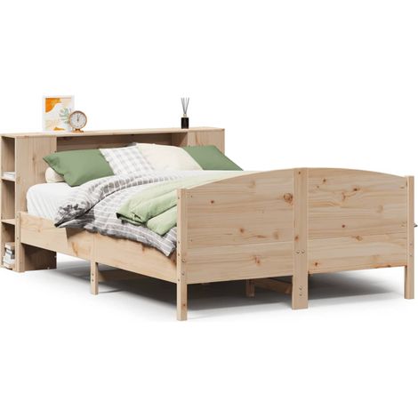 Maison Exclusive - Letto Libreria senza Materasso 135x190 cm in Legno di Pino