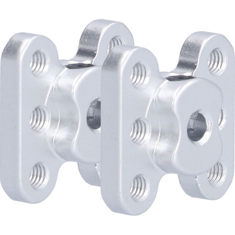 2 Stück Flanschkupplung, leicht, ausbalanciert, Volumen, Gewicht, einfache Installation, Motorführungswellenkupplung für intelligente Roboter 3308-0016-0005 (1/5)
