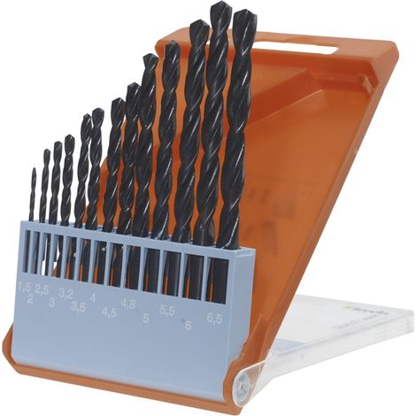 Juego de 13 brocas laminadas surtidas HSS-R KWB (1/4)