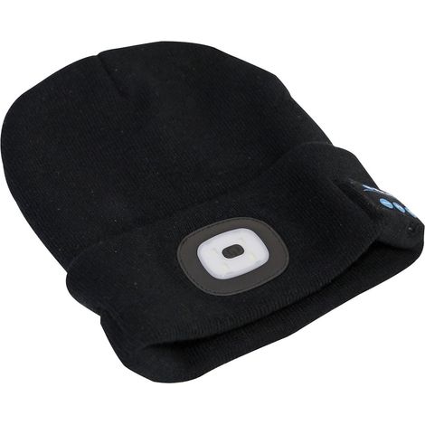 Sealey Beanie Hat 1W SMD LED USB Rechargeable with Wireless Headphones LED185W (1/4)