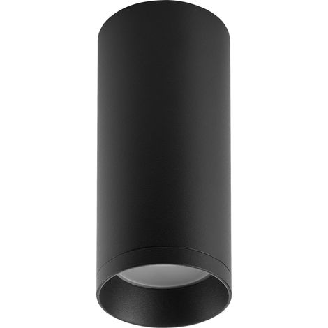 DL GALILEO L negro text GU10 ø60x130mm IP44 (1/2)