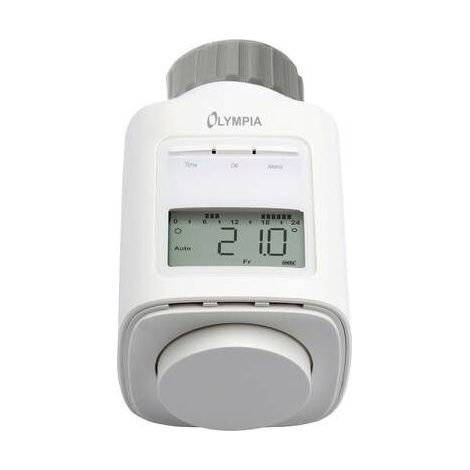 Thermostat de radiateur 73036 – Tête thermostatique électronique – 9 temps de chauffage réglables – Détection de fenêtre ouverte – (1/5)