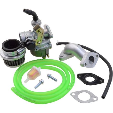 PZ19 Carburateur avec filtre à air Carburateur Rebuild Kit Remplacement pour XR CRF 50cc 70cc 90cc 110cc 125cc Mobylette ATV Taotao Sunl Roketa Baja Kazuma (1/5)