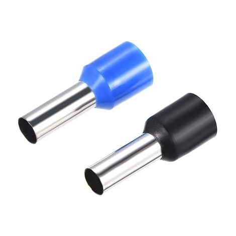 Cosse Sertir Fil Extrémité Terminal Embout Câblage Bleu (1/4)