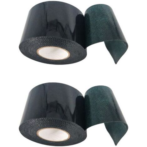Lot de 2 rubans adhésifs double face pour gazon artificiel, 50 mm x 5 m, ruban adhésif pour gazon artificiel, ruban adhésif vert pour gazon artificiel, ruban adhésif pour pelouse, extérieur, tapis