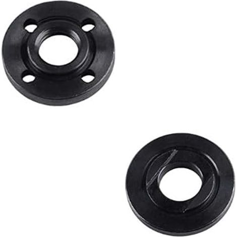 Écrou à bride pour meuleuse d'angle, contre-écrou intérieur extérieur compatible avec les machines à outils de meulage – 5/8" (1/5)