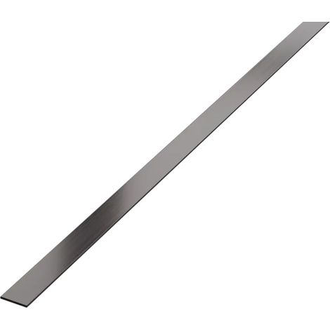 Ilcom Dekorativer Wandstreifen I aus Edelstahl  10mm x 2700mm x 0.65mm - Gunmetal