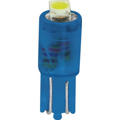 12V Hyper-Led 2 - 1 SMD x 2 chips - (T5) - W2x4,6d - 2 pz  - Scatola - Blu (1/4)