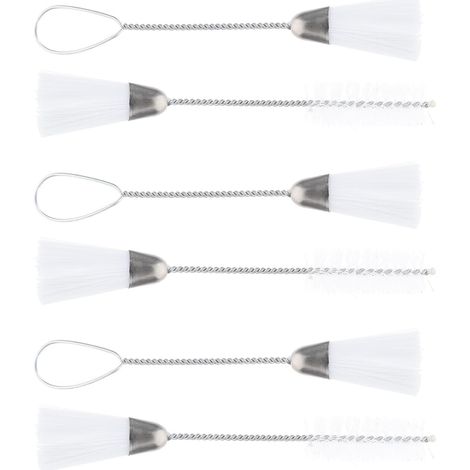 6 pièces Brosses de Nettoyage Multifonction pour Machine à Coudre et Clavier Ordinateur Double Tête Petite Brosse pour Poussière et Peluches pour Entr (1/5)