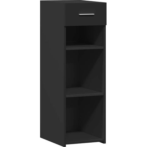 Maison Exclusive - Credenza Nera 30x42,5x93 cm in Legno Multistrato