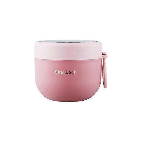 Suppenbecher, Suppenbehälter zum Mitnehmen, Thermobecher mit Deckel, Suppenflasche, tragbarer Haferflockenbehälter, Lunchbox A