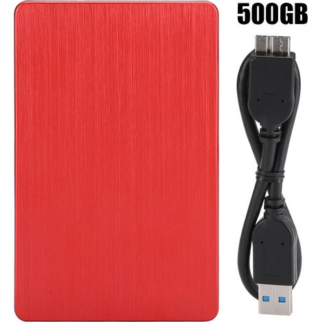Disque Dur Externe 2.5" Rouge USB 3.0 - 160 Go à 2 To, Compatible HDD/SSD SATA (1/5)