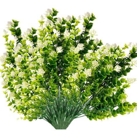 Fleurs Artificielles Extérieur - Résistantes Aux UV - Pour Jardin Porche Jardinière - 18 Bouquets (1/5)
