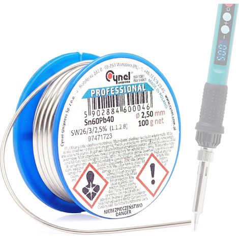 Cynel d'étain Sn60Pb40-SW26 2,50 100 g (1/5)