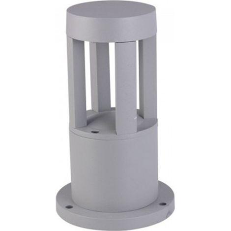 Lampione da giardino 12 watt lampada grigio led cob palo per esterni 30 cm luce naturale 4000k (1/3)
