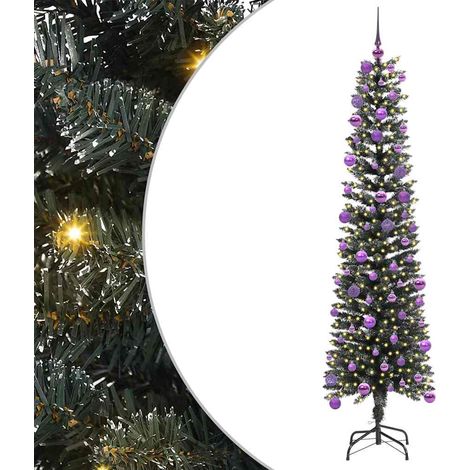 Sapin de Noël，Arbre de Noël artificiel avec 300 LED Vert 50.5 x 50.5 x 180 cm CFW53059 (1/5)