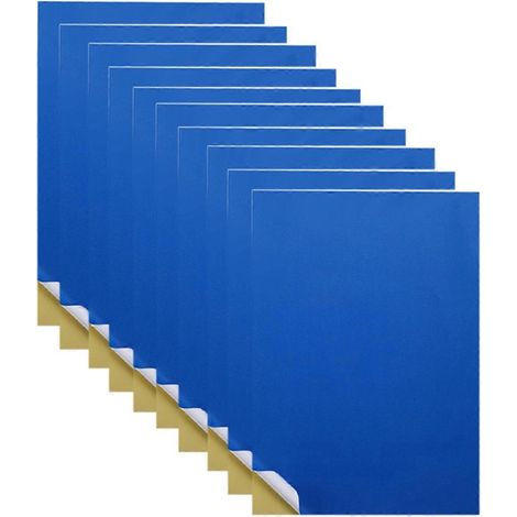 A4-Aufkleberpapier - A4-Aufkleberetiketten 8,27 x 11,69 Zoll, Dunkelblau