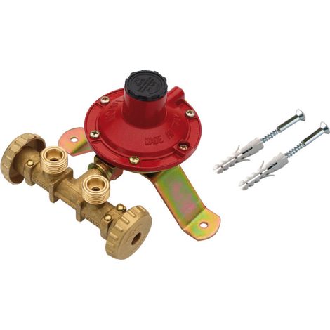 MINI CENTRALINA 2 VIE BOMBOLE CON REGOLATORE DA 4KG SENZA FLESSIBILI GAS GPL