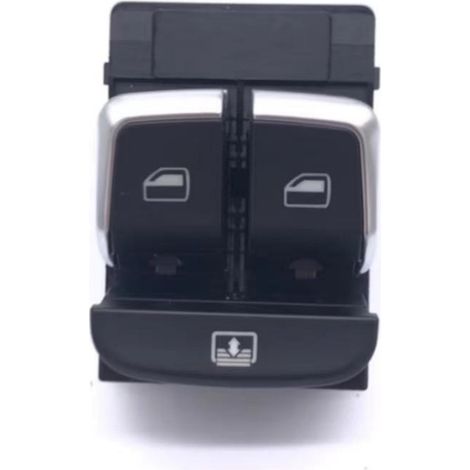 Convient pour Audi A6L C7 4G0 959 851B Interrupteur de régulateur de fenêtre pour stores pare-soleil à enrouleur (modèles 12-19). (1/5)