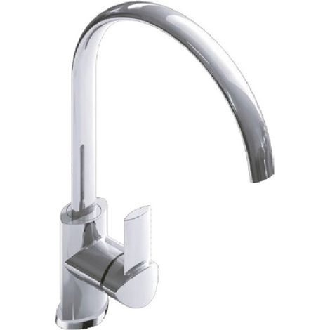 Rubinetto Cucina Miscelatore Monocomando Lavello in Ottone Lubecca Cromato (1/3)