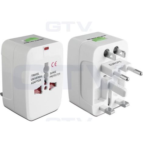 Adaptateur universel de voyage pour prises électriques (AE-TA1UNI-00)