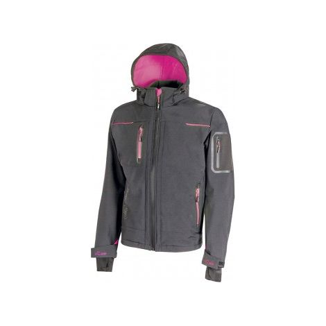 CHAQUETA SPACE GREY FUCSIA T-M - UPOWER