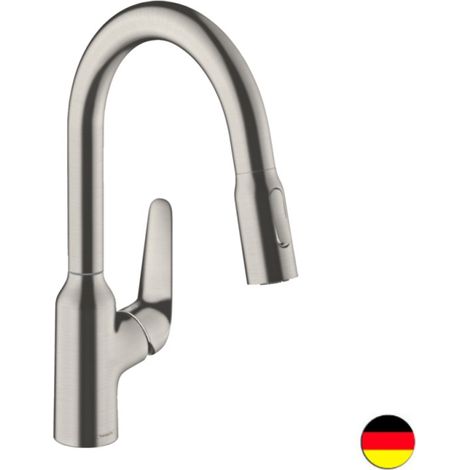 hansgrohe Focus M42 monomando cocina 180, ducha extraíble, 2jet, (1/3)