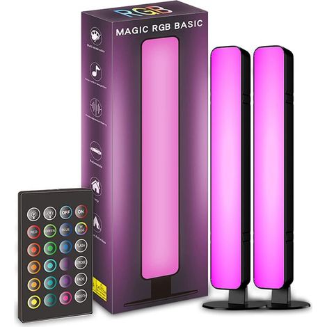 barre de lumière led jeu table lumineuse décoration salon tv chambre bar adapté à la pièce éclairage ambiant bande lumière rvb lumière lumière d'ambiance