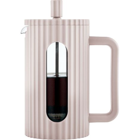 Cafetera/tetera de pistón Klausberg KB-7749 de 600 ml, color rosa. (1/5)