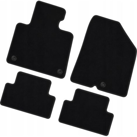 Tapis de sol en velours pour Hyundai Santa Fe III 3 (2012-2018) - Tapis de voiture B (1/5)
