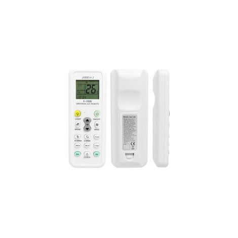Telecommande Universelle Clim pour LG, Gree, Midea, Toshiba, Haier, Daikin, Hitachi, Sharp, Samsung, Sanyo, Hisense et Plus de 1000 Marques, Télécommande Climatiseur Universelle