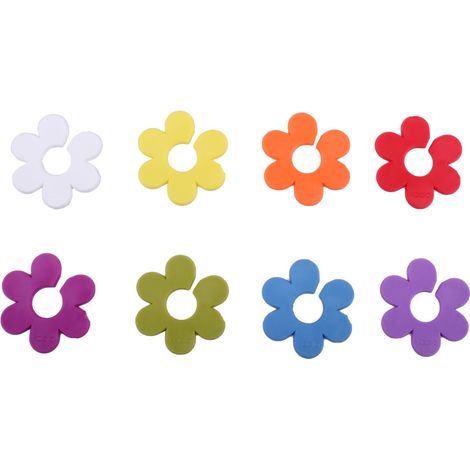 Tag - Lot de 8 marqueurs de verre daisy (1/4)