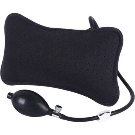 Coussin lombaire gonflable, ferme et respirant pour les voyages, coussin de soutien dorsal en mousse pour voitures, canapés et chaises.