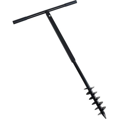 Erdlochbohrer Erdbohrer Handbohrer 85 mm Bohrer Pfahlbohrer Brunnenbohrer (1/5)