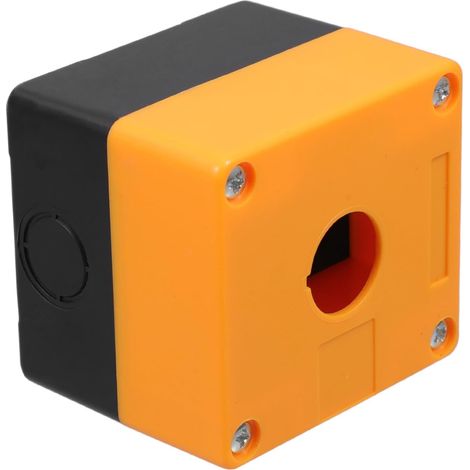 Boîtier de Commande Installation Facile en Plastique Trou de 22mm Étanche Protection pour Boutons Poussoirs en Environnements Industriels et Extérieurs (1/5)