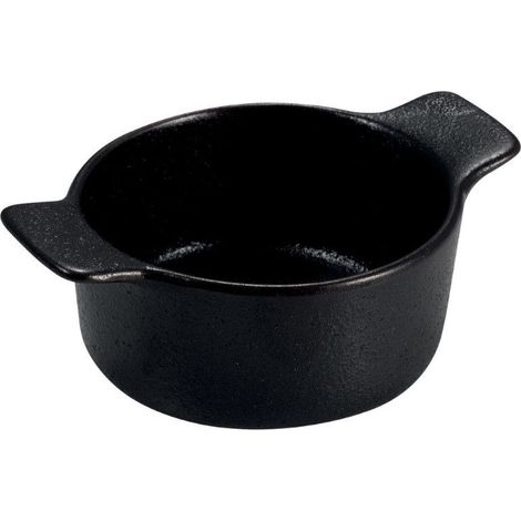 Le Coq Rupis Mini casseruola tonda set 6 stoneware Nera 7x10 (1/2)
