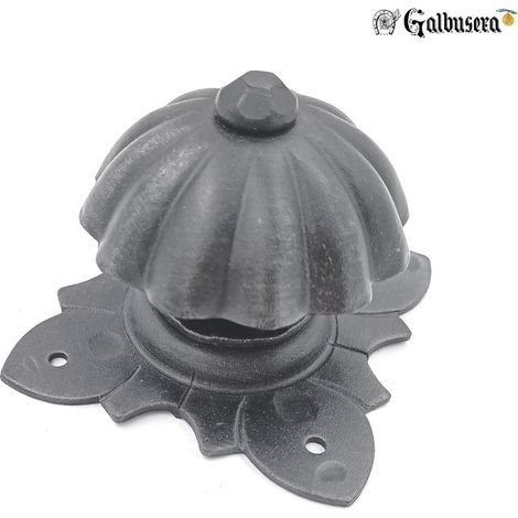 POMOLO FISSO DIAMETRO 60 MM ANTICHIZZATO NERO