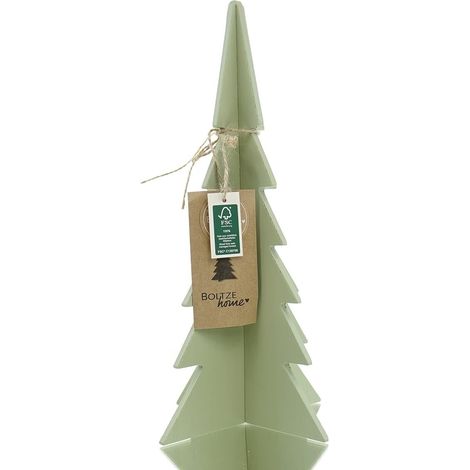 Boltze Weihnachtsdeko Tannenbaum Ceti L Hellgrün 30,3 cm - Holz (1/2)