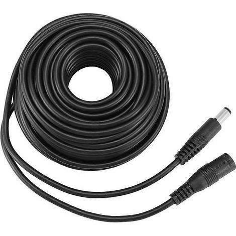 Câble d'extension d'alimentation CC avec connecteur mâle/femelle DC5521, longueur 10 m. (1/5)