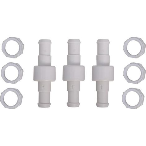 Set mit 3 drehbaren Schlauchverbindern mit 6 Spitzen D15 D20, kompatibel mit Zodiac Polaris 180 280 380 MUMU Roboter-Poolreinigern (1/4)