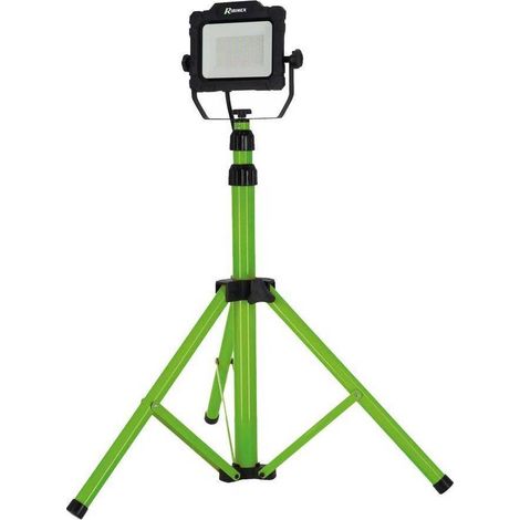 Projecteur LED 30W sur Trépied Télescopique - Éclairage Puissant et Pratique - Idéal pour Extérieur - D-Work