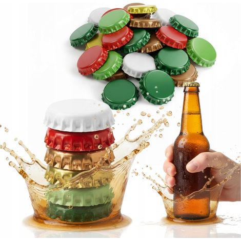 50x Bierflaschenverschlüsse 26mm für selbstgemachtes Bier, Apfelwein, Kombucha – ideal für Brauereien (1/5)