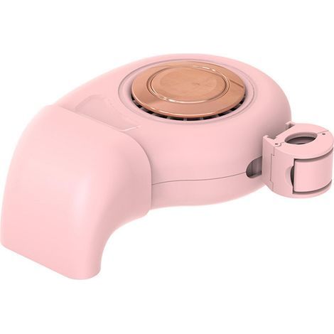 Tragbarer, energiesparender, sicherer Autoventilator, 360-Grad-Drehung (rosa) (1/4)