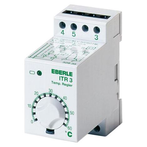 Thermostat eberle itr-3 20 réglage verrouillable plage -40 à 20°C