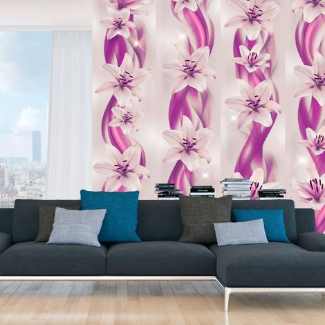 Papier Peint "Lilac Stream" 50x1000cm (1/2)