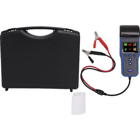 Testeur batterie voiture 12V 24V reconnaissance auto – 100-2000CCA charge analyseur avec imprimante véhicule camion moto bateau (1/5)